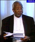Archbishop Milingo with his letter